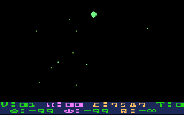 Star Raiders (1982) (Atari) Screenshot 1